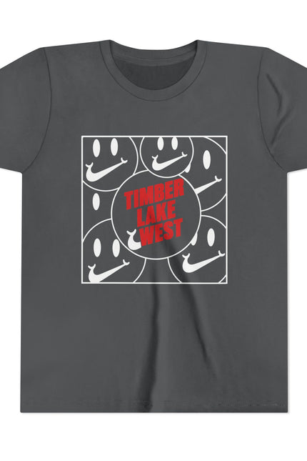 Youth Tee – 'Timber Lake West' Retro Camp Graphic Kids Shirt