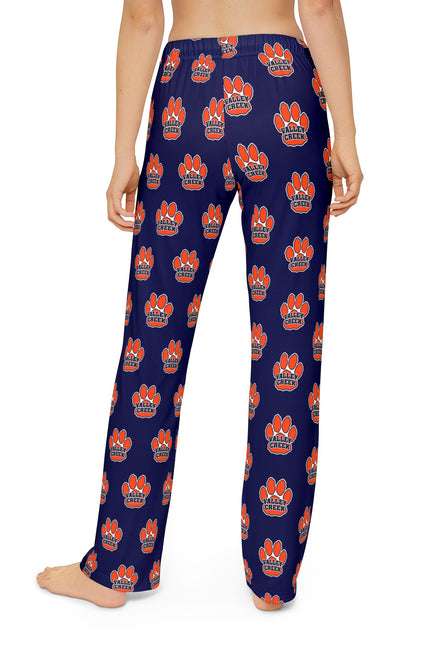 Valley Creek Kids Lounge Pants — Navy All-Over Paw Print Pajama Pants