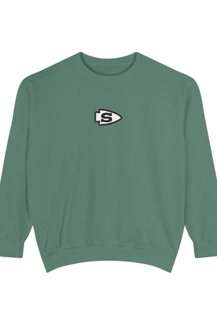 Minimal Pixel 'S' Logo Comfort Colors Sweatshirt