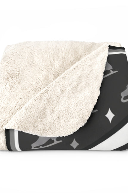 Obsidian Sherpa Fleece Blanket