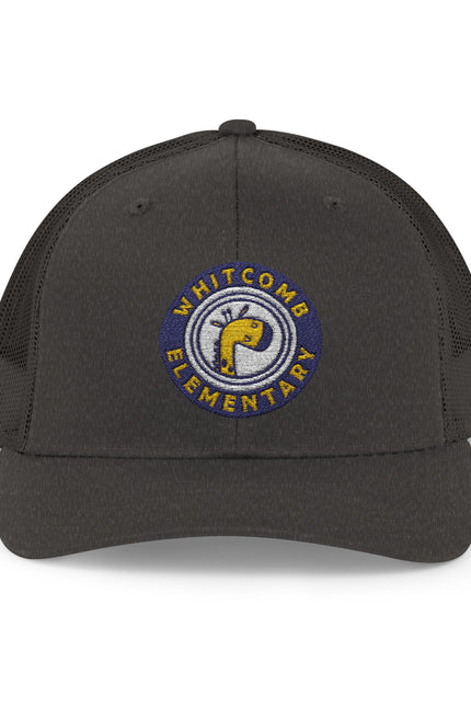 Embroidered Whitcomb Mascot Snapback Trucker Cap