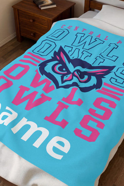 Personalized 'Central Park OWLS' Team Throw