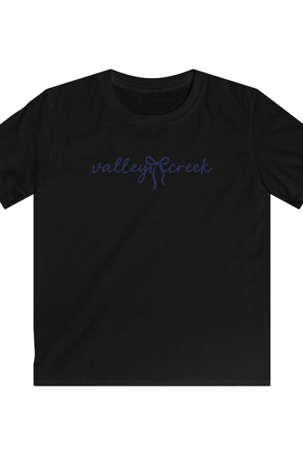 Kids Tee — "valley & creek" Script Logo Shirt