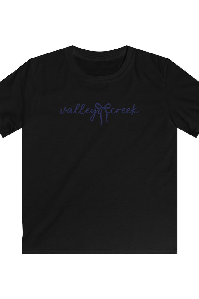 Kids Tee — "valley & creek" Script Logo Shirt