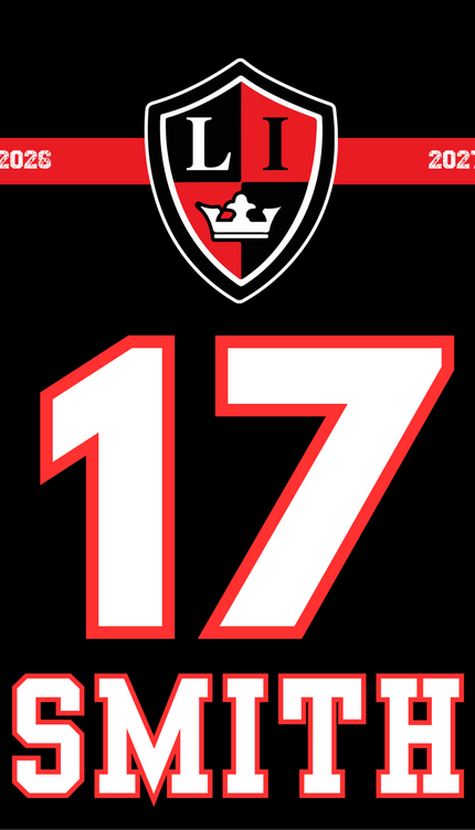 Personalized Hockey Tournament Hotel Door Flag – Custom Team, Player Name & Number
