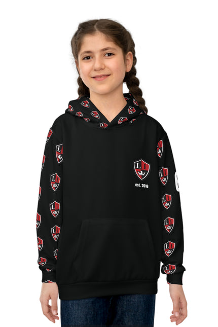 Long Island Hockey Player Royals Hoodie — Kids' Hockey Hoodie
