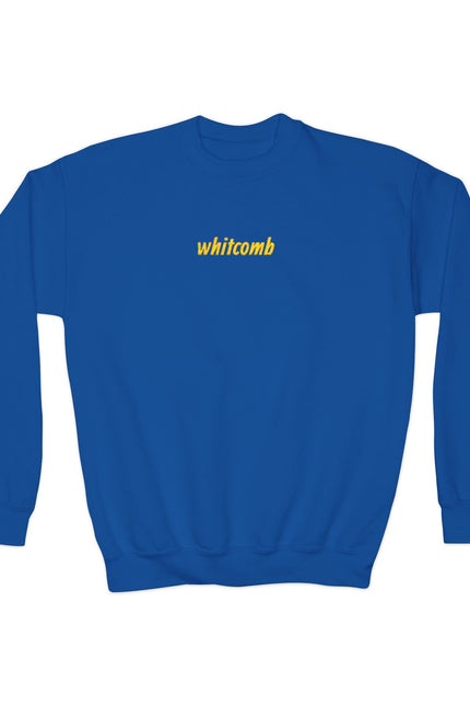 Whitcomb Embroidered — Retro Yellow Script Logo