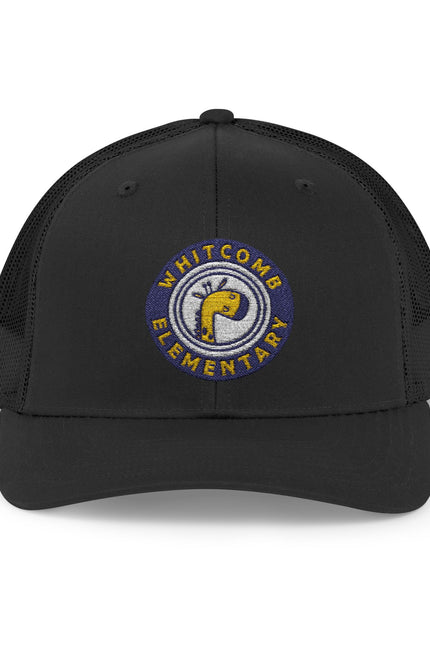 Embroidered Whitcomb Mascot Snapback Trucker Cap