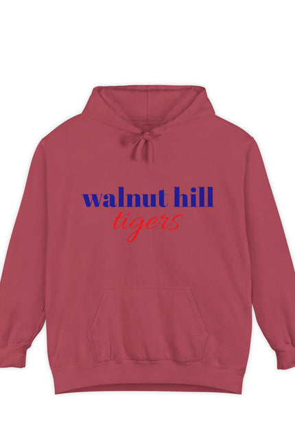 Walnut Hill Tigers Hoodie — School Spirit Garment-Dyed Pullover