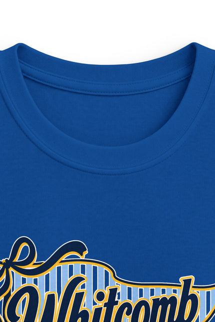 Whitcomb Giraffes Vintage Script School Team Tee