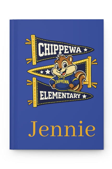 Chippewa Elementary Hardcover Journal — Personalized School Notebook (Add Name)