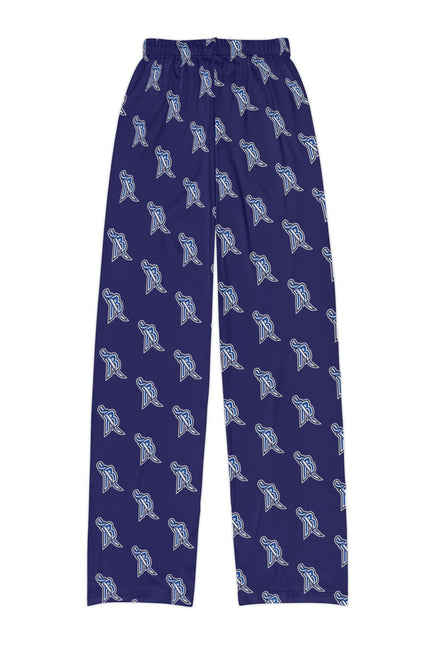 Rebels Kids Lounge Pants — Rebel Mascot All-Over Print Cozy Pajama Bottoms