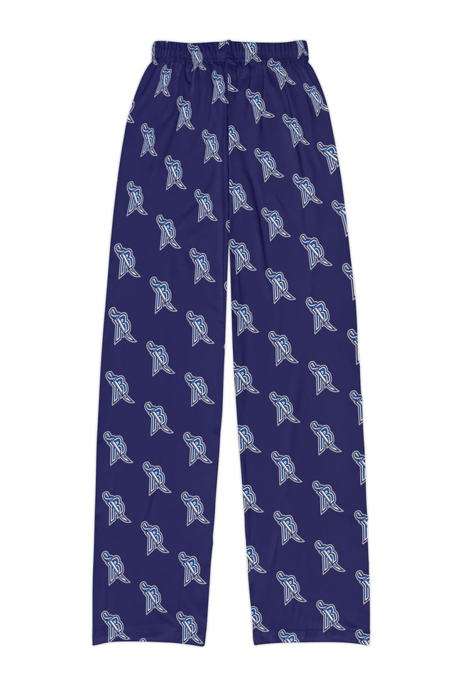 Rebels Kids Lounge Pants — Rebel Mascot All-Over Print Cozy Pajama Bottoms