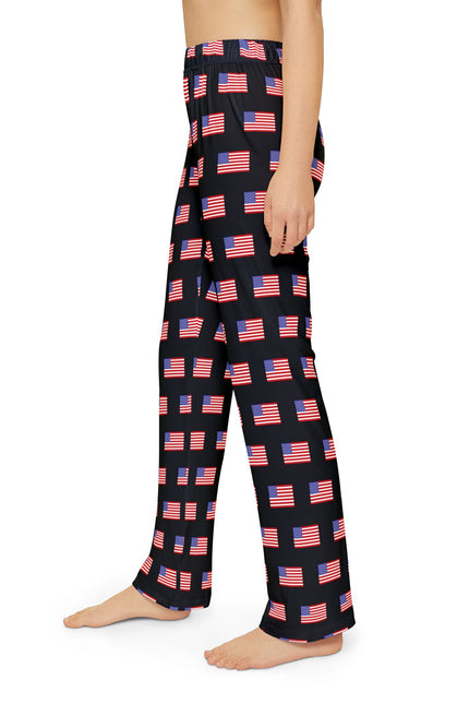 Kids Lounge Pants — Custom Logo All-Over Print