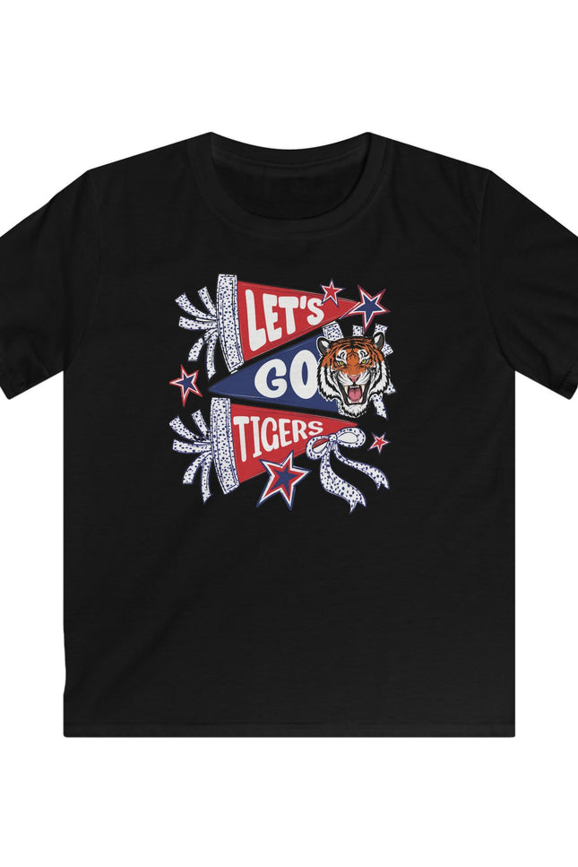 Let’s Go Tigers Kids Tee – Youth Football/Baseball Team Spirit Shirt