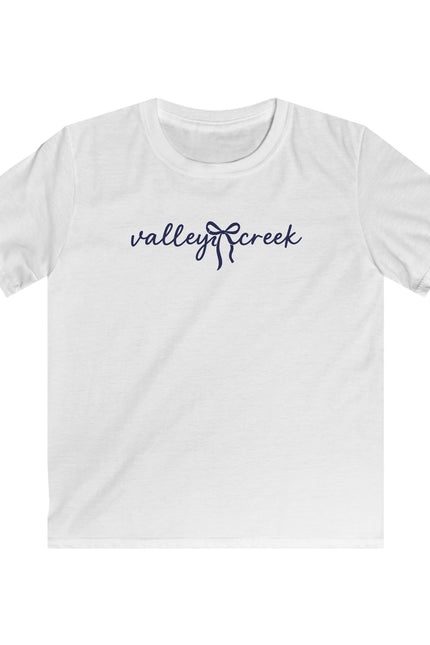 Kids Tee — "valley & creek" Script Logo Shirt