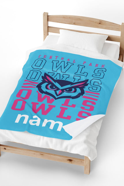 Personalized 'Central Park OWLS' Team Throw