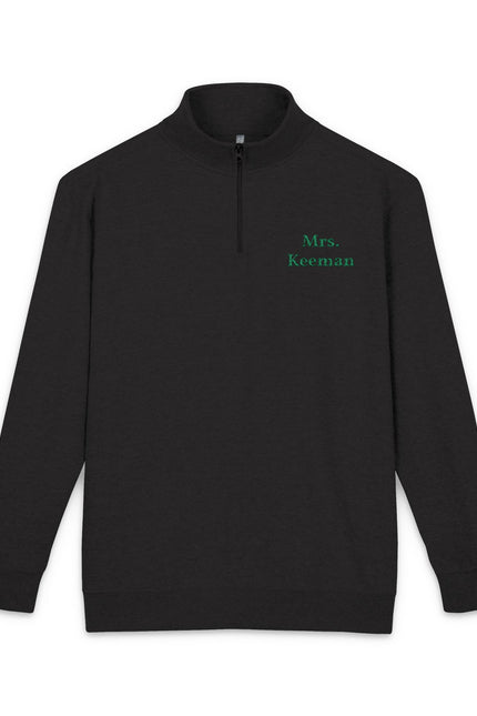 Embroidered WHS Dragons Fleece Pullover — Custom Name Quarter‑Zip