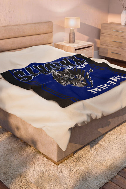 Custom Elwood Knights,  Personalized "Name Here" School Spirit Throw