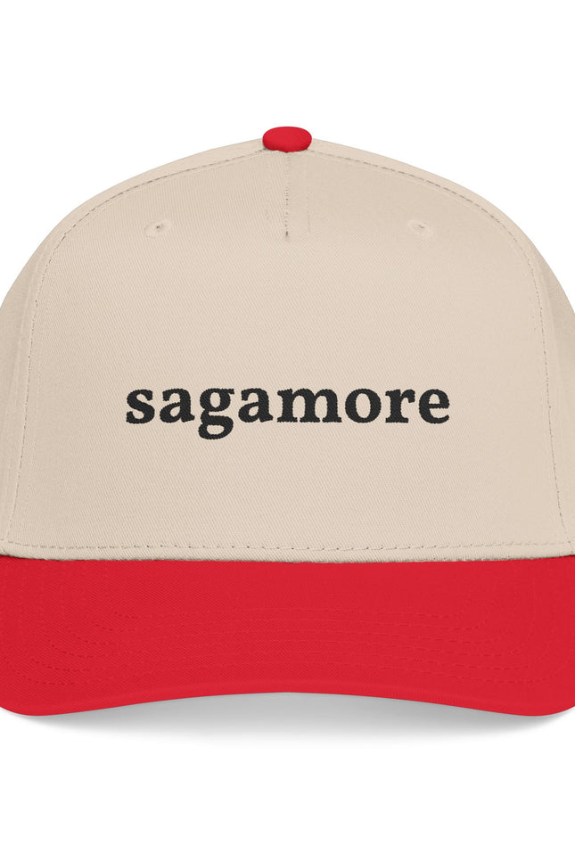 Sagamore Embroidered Baseball Cap — Classic Two‑Tone Dad Hat