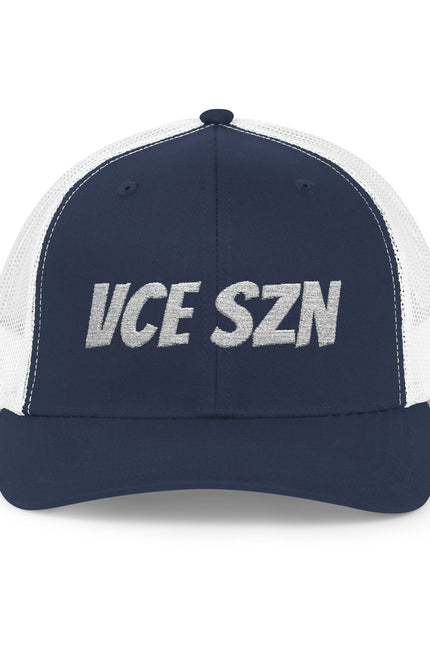VCE SZN Snapback Trucker Cap – Vintage Snow Season Mesh Hat