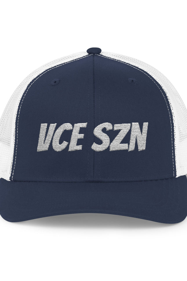 VCE SZN Snapback Trucker Cap – Vintage Snow Season Mesh Hat