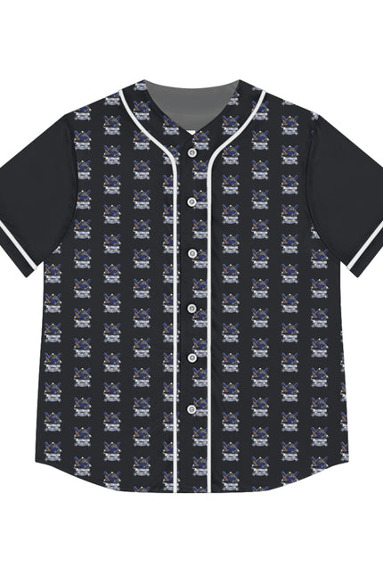 Personalized Women's Baseball Jersey – Black All-Over Print with Custom Name & Number (Keerns 45)