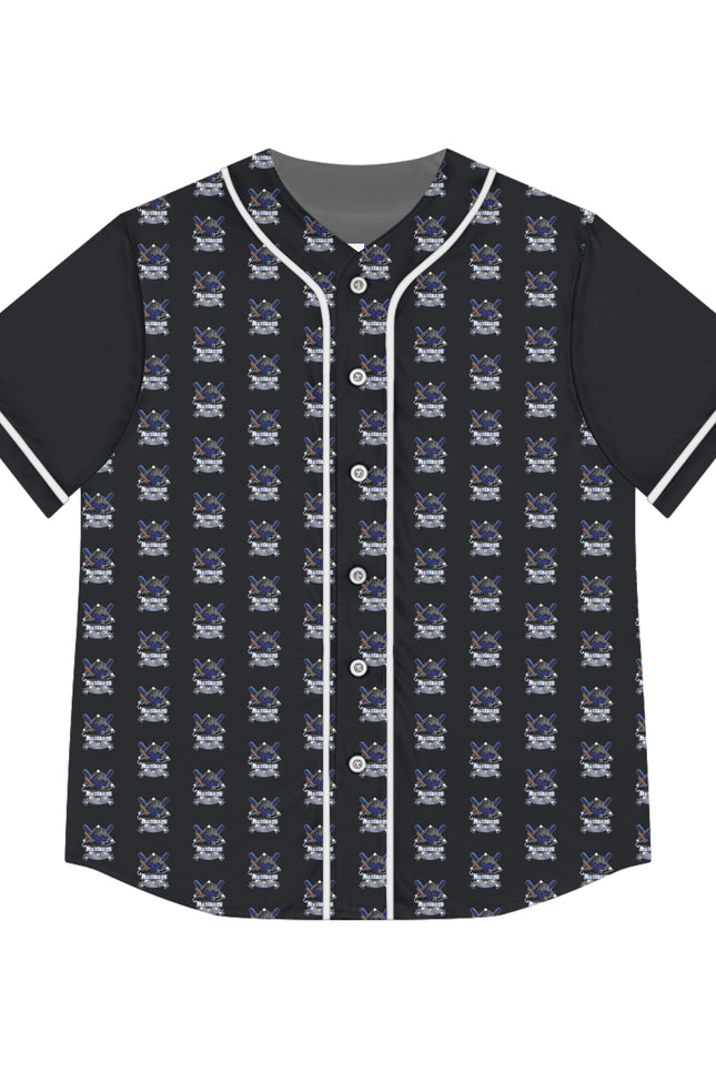 Personalized Women's Baseball Jersey – Black All-Over Print with Custom Name & Number (Keerns 45)