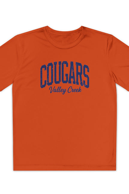 Cougars Valley Creek Youth Tee — Kids School Spirit Shirt