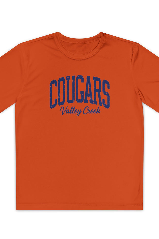 Cougars Valley Creek Youth Tee — Kids School Spirit Shirt