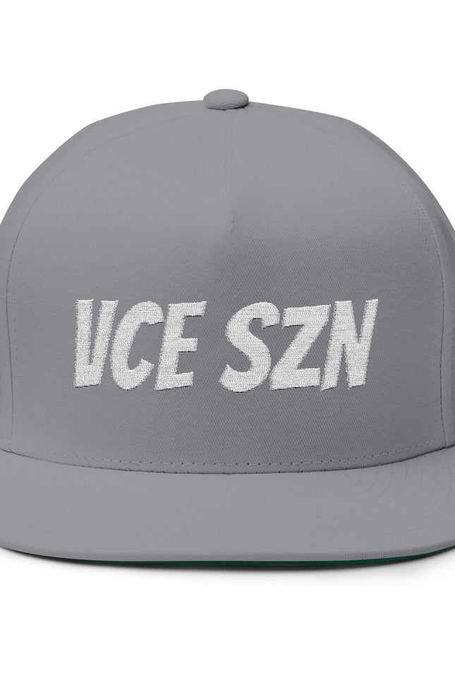 VCE SZN Embroidered Flat Bill Cap | Snapback Hat