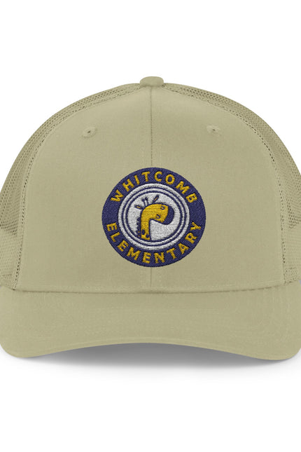 Embroidered Whitcomb Mascot Snapback Trucker Cap