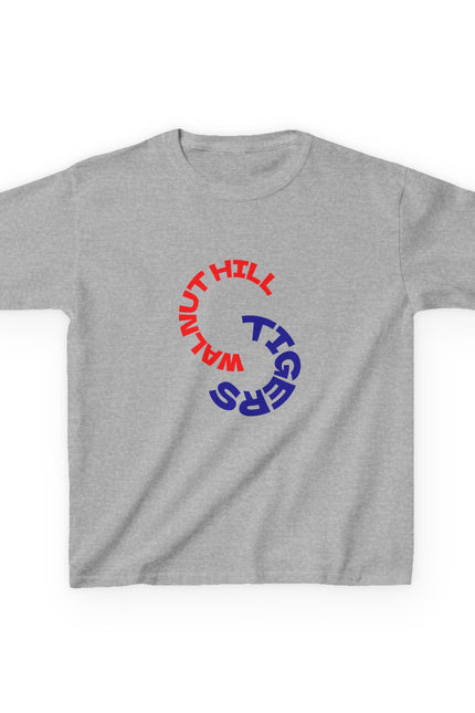 Budget Kids Tee — “Walnut Hill Tigers” Circular School Gildan Heavy Cotton Shirt