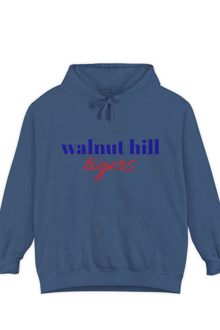 Walnut Hill Tigers Hoodie — School Spirit Garment-Dyed Pullover