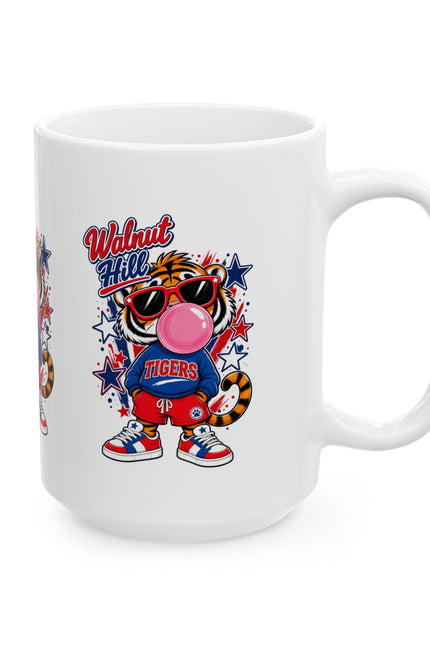 Walnut Hill Tigers Bubblegum Mascot Mug — 11oz/15oz Ceramic
