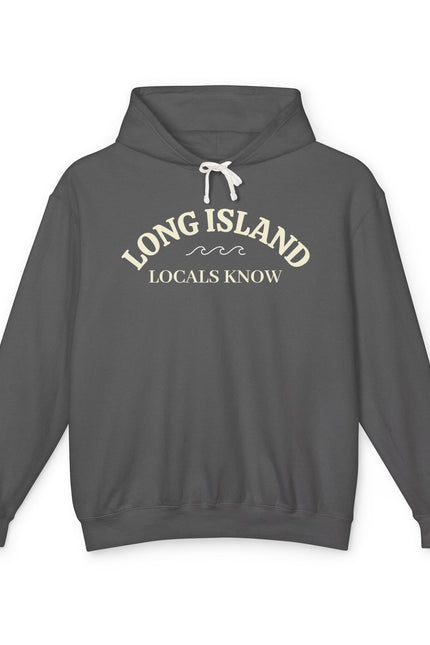 Long Island Vintage Cream Hoodie — Lightweight Unisex Hooded Sweatshirt