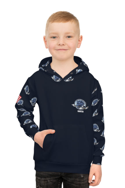 LI Mustangs Hockey Children's Hoodie — "Let's See the Pride!"