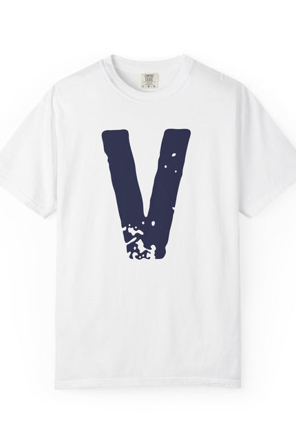 V Letterfront Custom Name & Graduate Year Number T-Shirt — Personalized Team Jersey Style