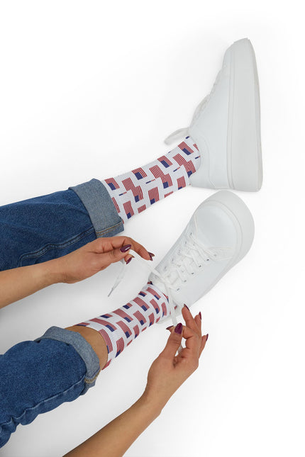 Custom Logo Sublimation Socks — Personalized Logo Socks