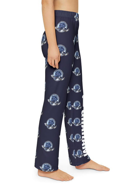 Kids Lounge Pants — Long Island Mustangs Hockey Pride (All-Over Print)
