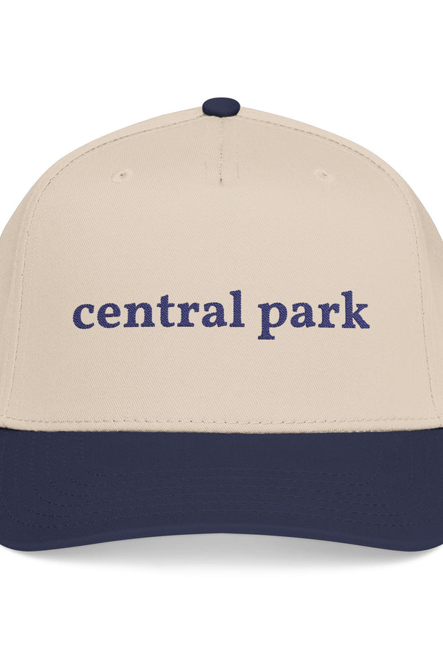 central park Embroidered Baseball Cap — Classic Two-Tone Mid-Profile Hat
