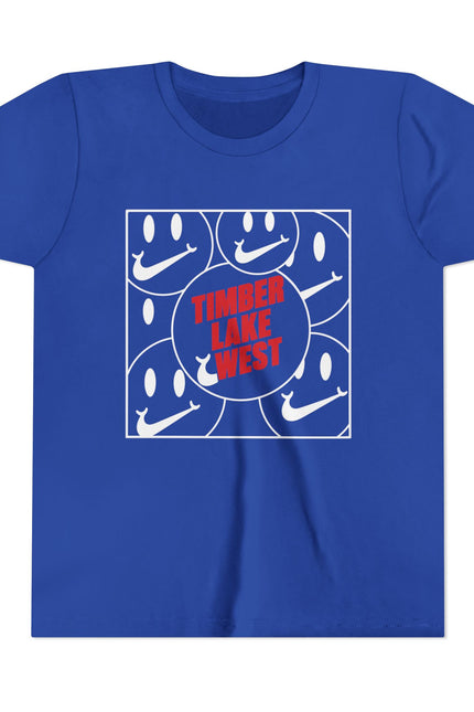 Youth Tee – 'Timber Lake West' Retro Camp Graphic Kids Shirt