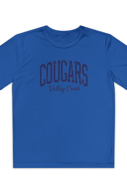 Cougars Valley Creek Youth Tee — Kids School Spirit Shirt