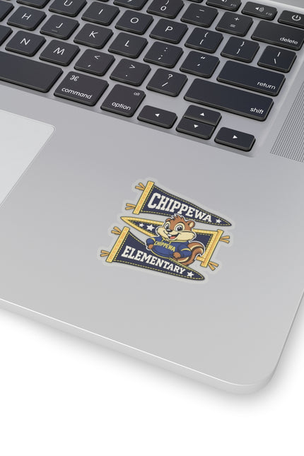 Chippewa Elementary Mascot Kiss-Cut Sticker