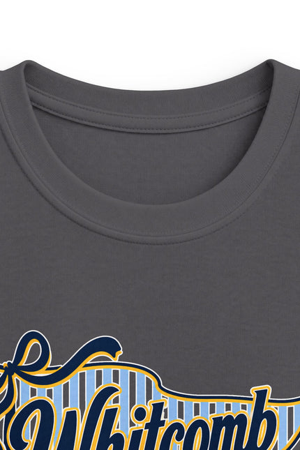 Whitcomb Giraffes Vintage Script School Team Tee