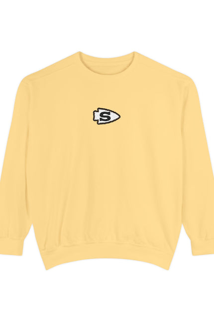 Minimal Pixel 'S' Logo Comfort Colors Sweatshirt