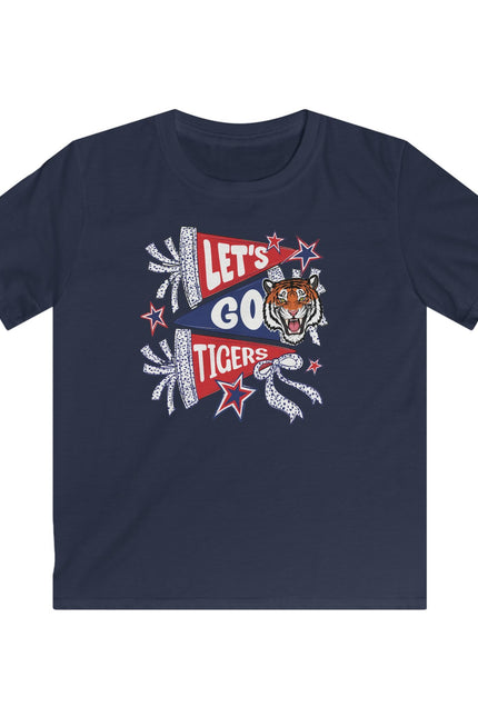 Let’s Go Tigers Kids Tee – Youth Football/Baseball Team Spirit Shirt