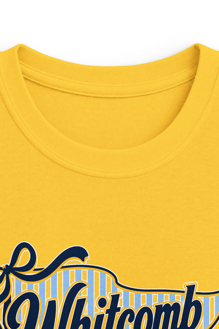 Whitcomb Giraffes Vintage Script School Team Tee