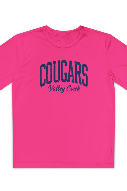 Cougars Valley Creek Youth Tee — Kids School Spirit Shirt