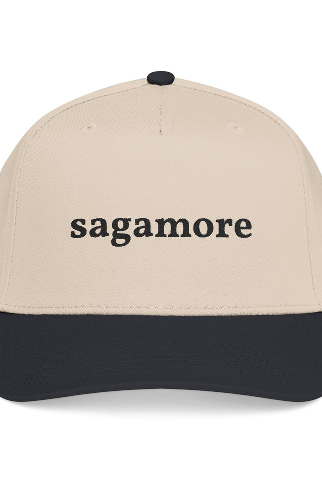 Sagamore Embroidered Baseball Cap — Classic Two‑Tone Dad Hat